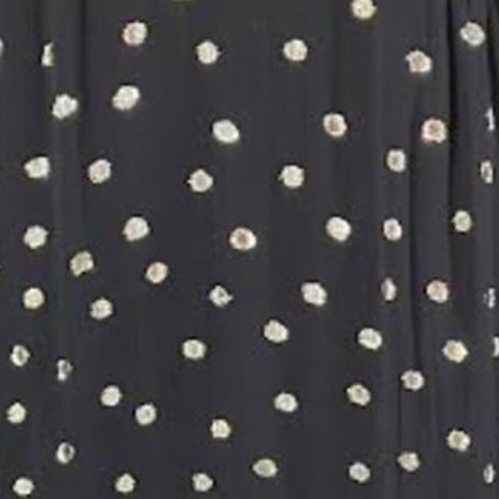Zara Front-Button Gauze-y Shirtdress with Metallic Accents Size Medium EUC - Picture 11 of 13